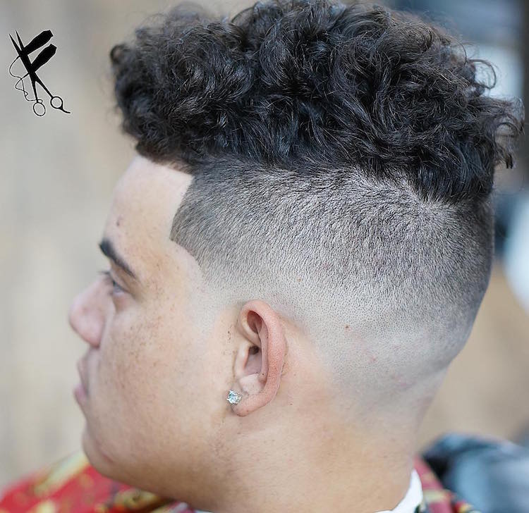 frankdabarber_and_tall curly hair men high skin fade male haircuts