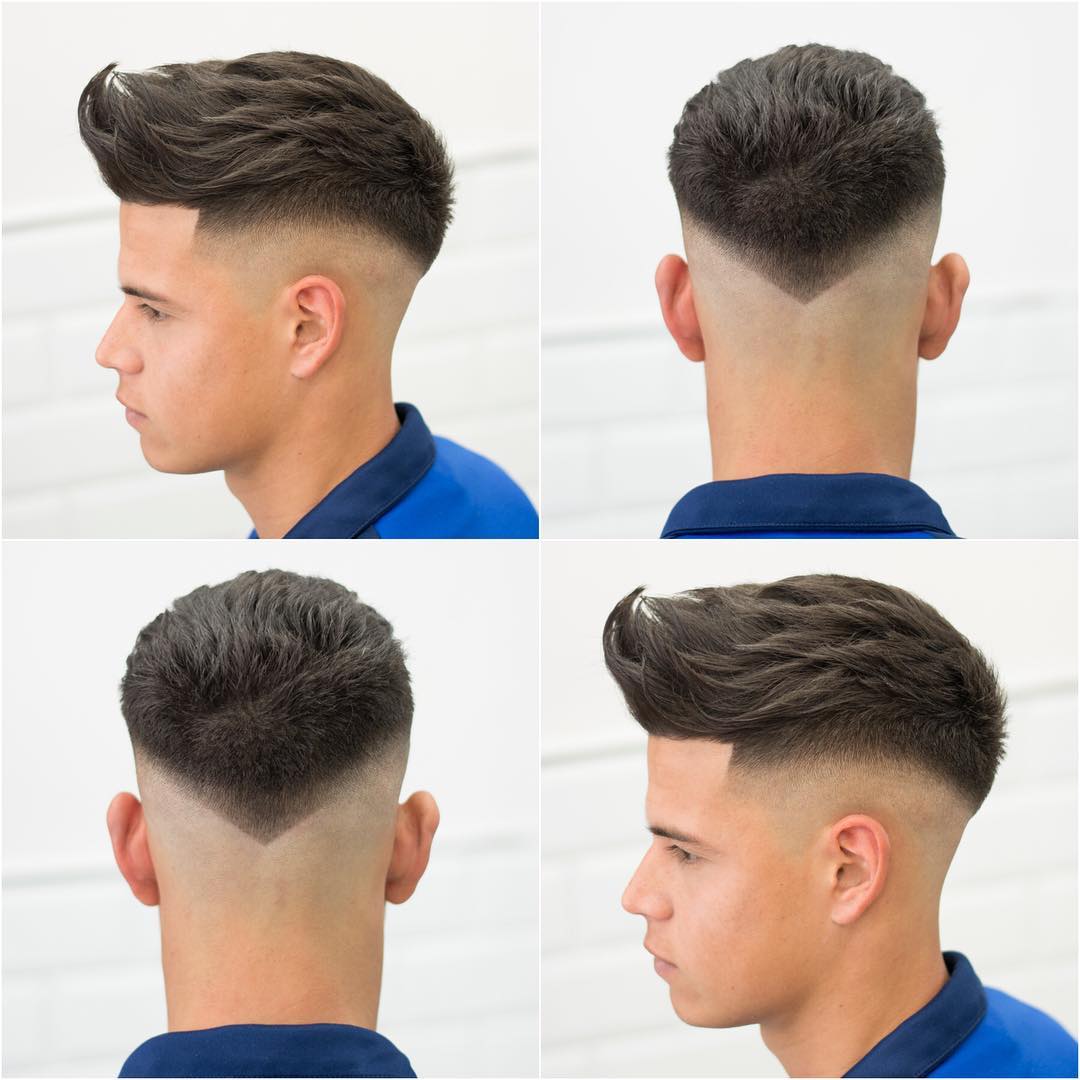 Fohawk Fauxhawk fade haircut