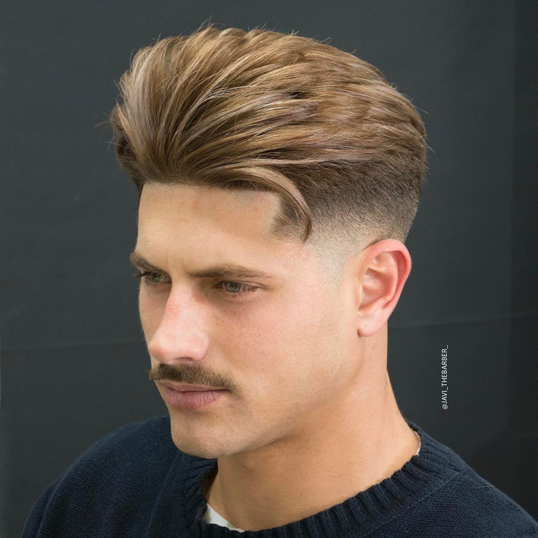 javi_thebarber_ medium length mens hairstyle