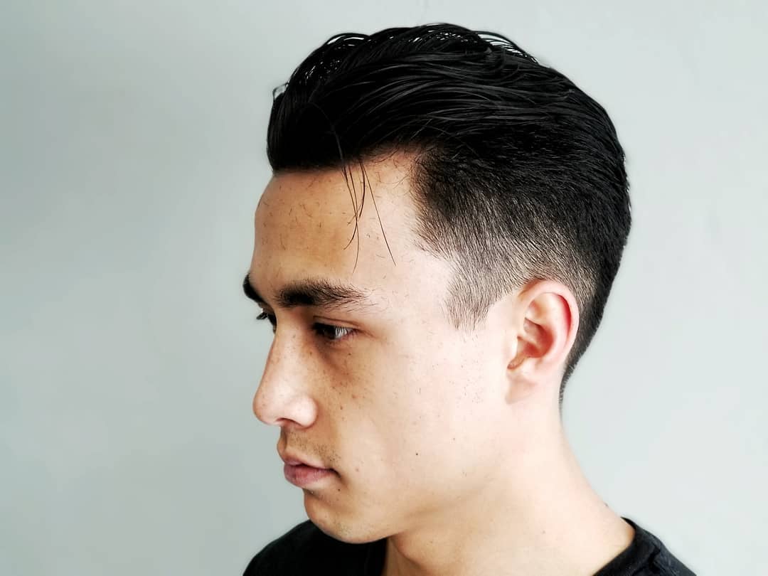 Messy Haircut + Low Fade