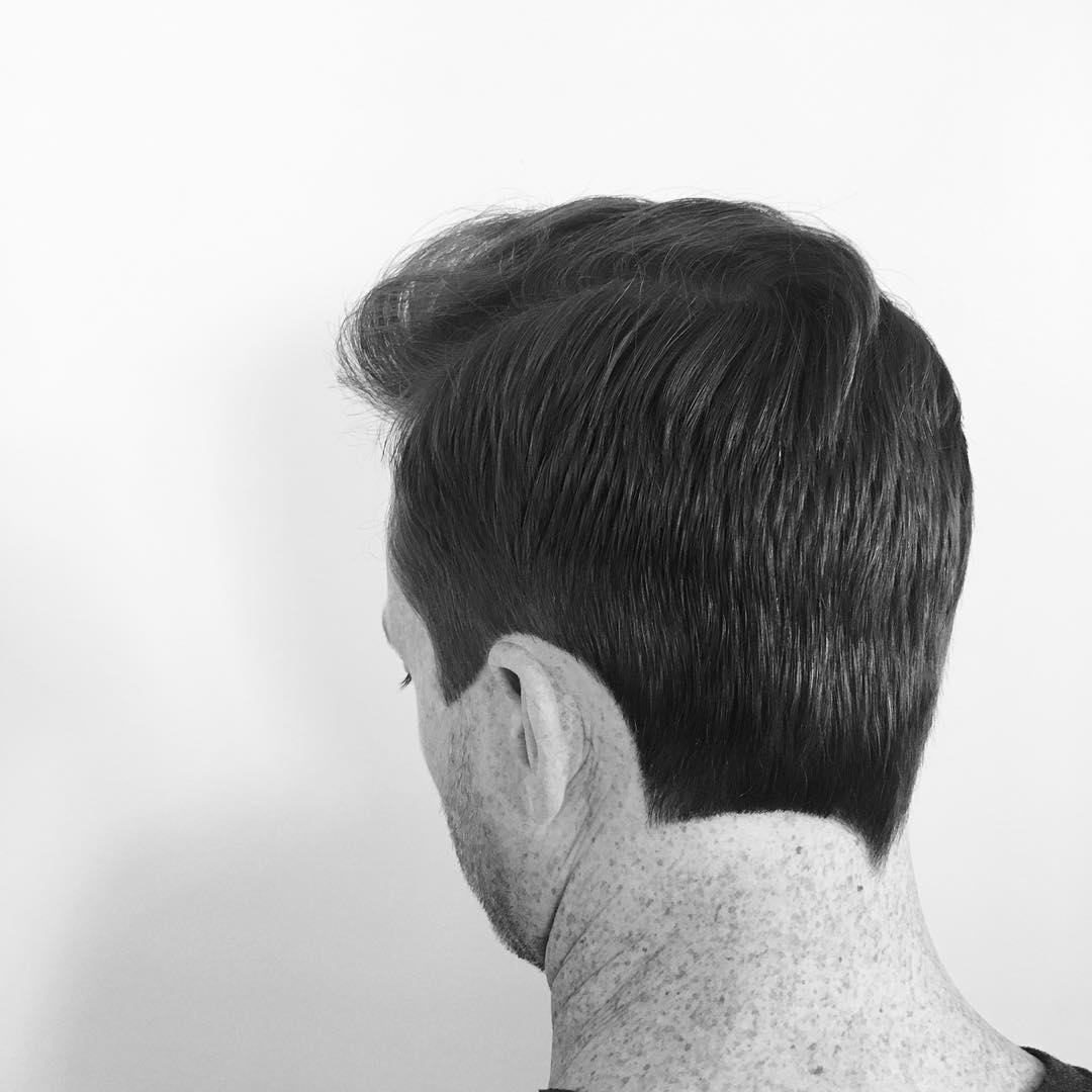 Asymmetrical Neckline Hair Design