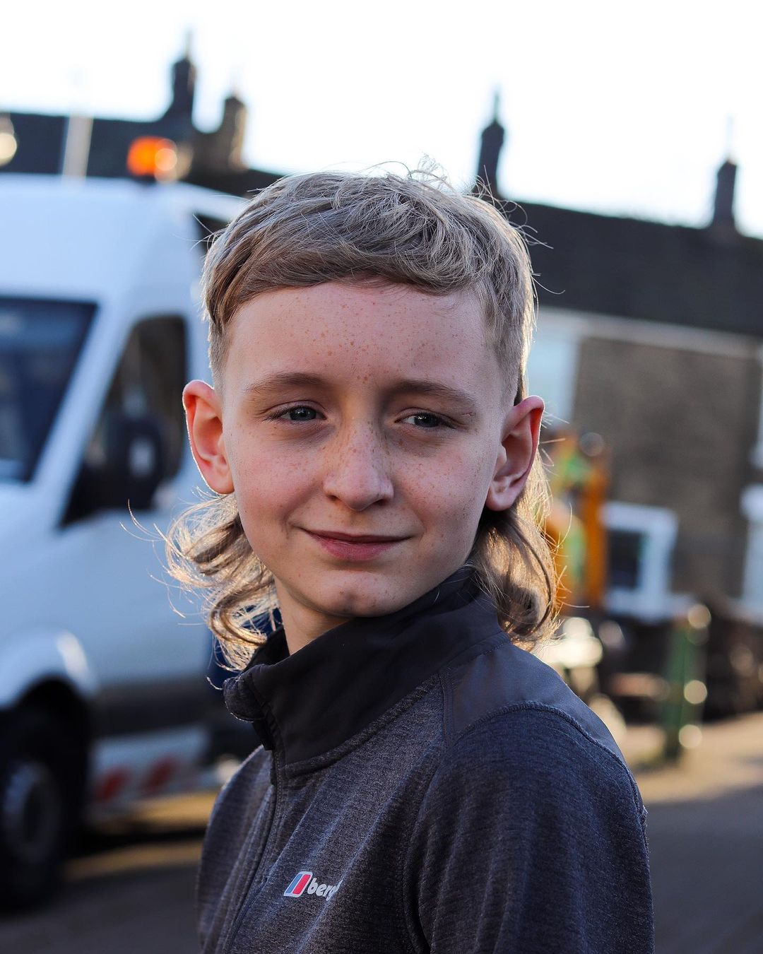 Long mullet haircut for boys