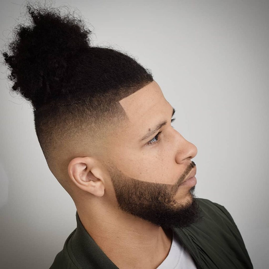 Man bun for black men