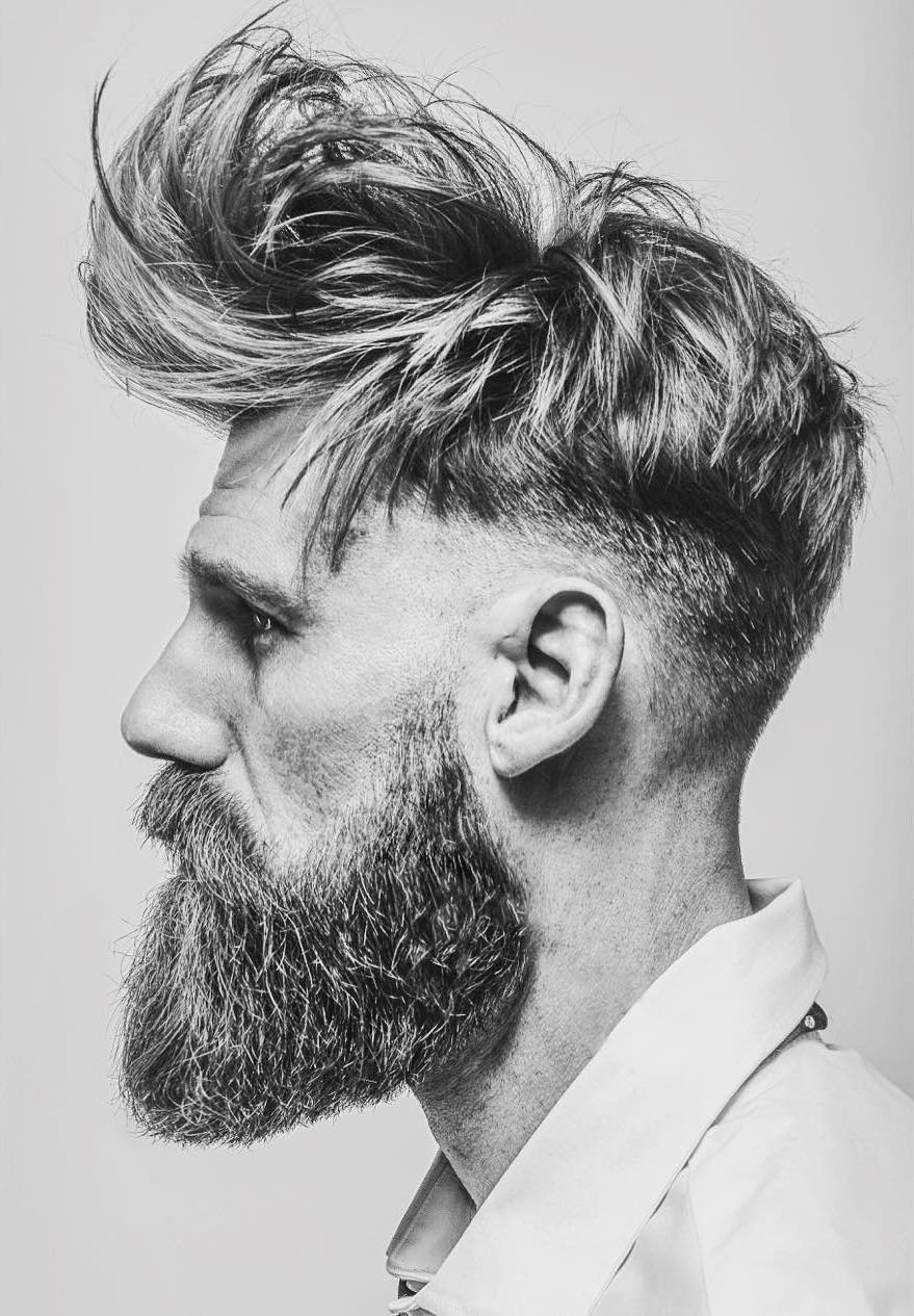 mattyconrad long messy textured mens haircut