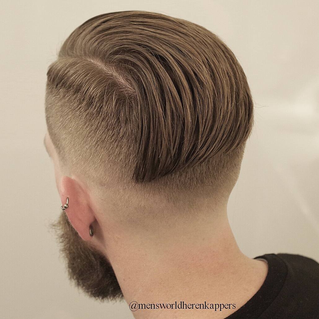 mensworldherenkappers straightened undercut hairstyle