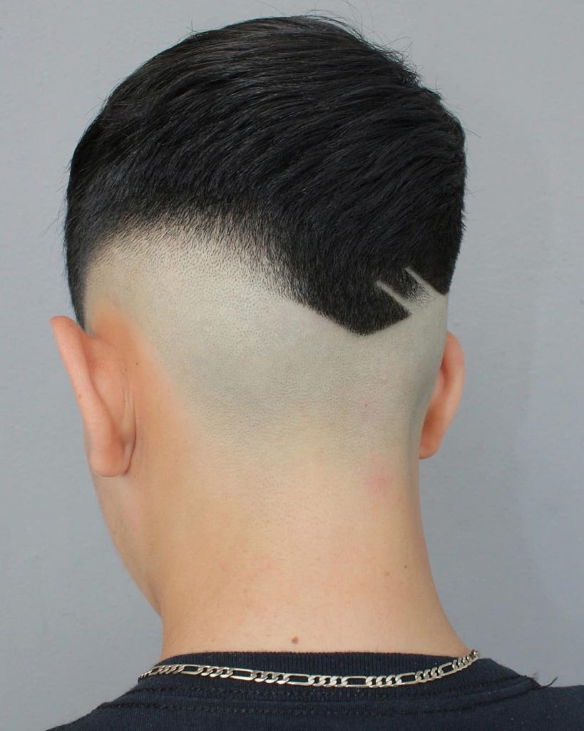 mid fade haircut design