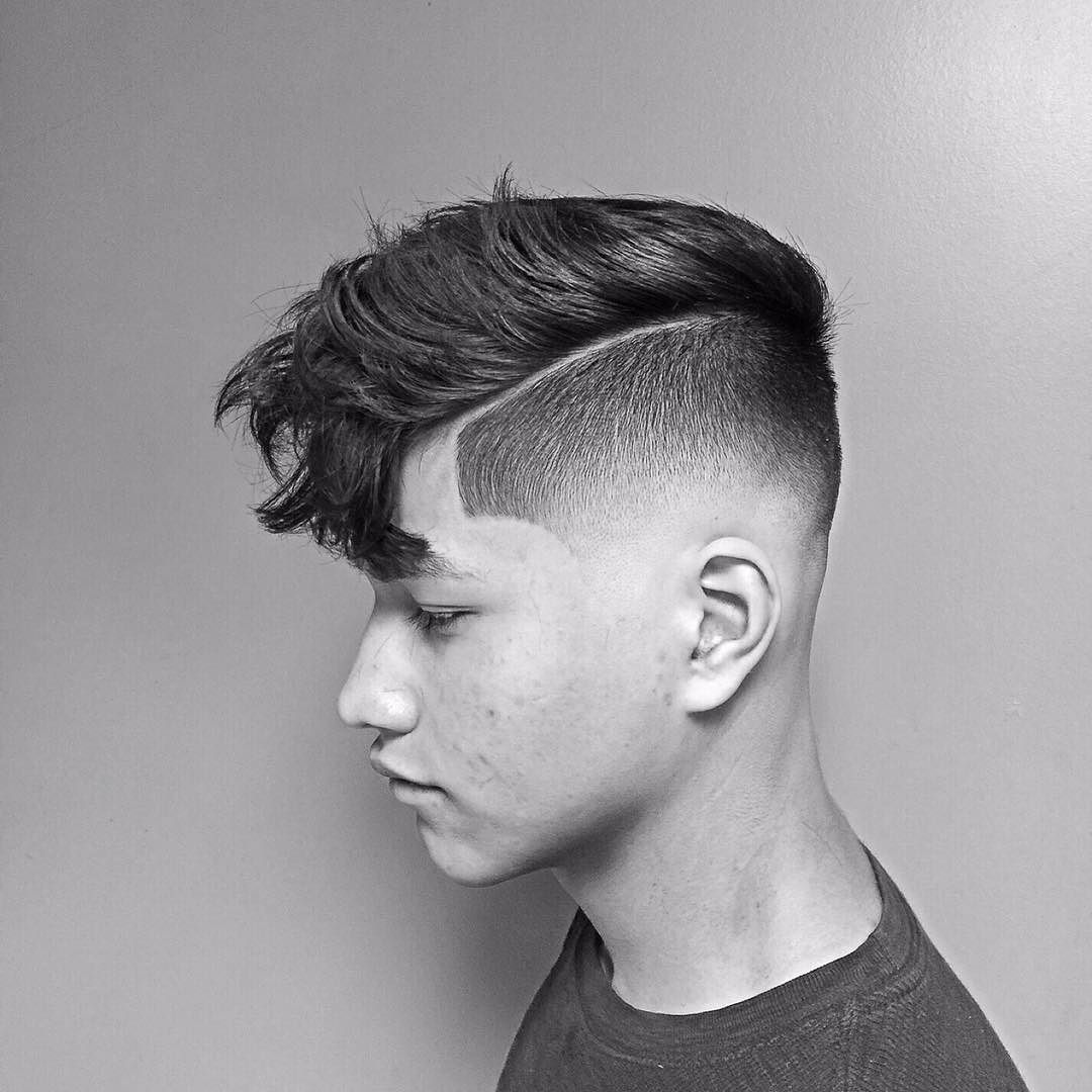 disconnected hard part skin fade longer fringe