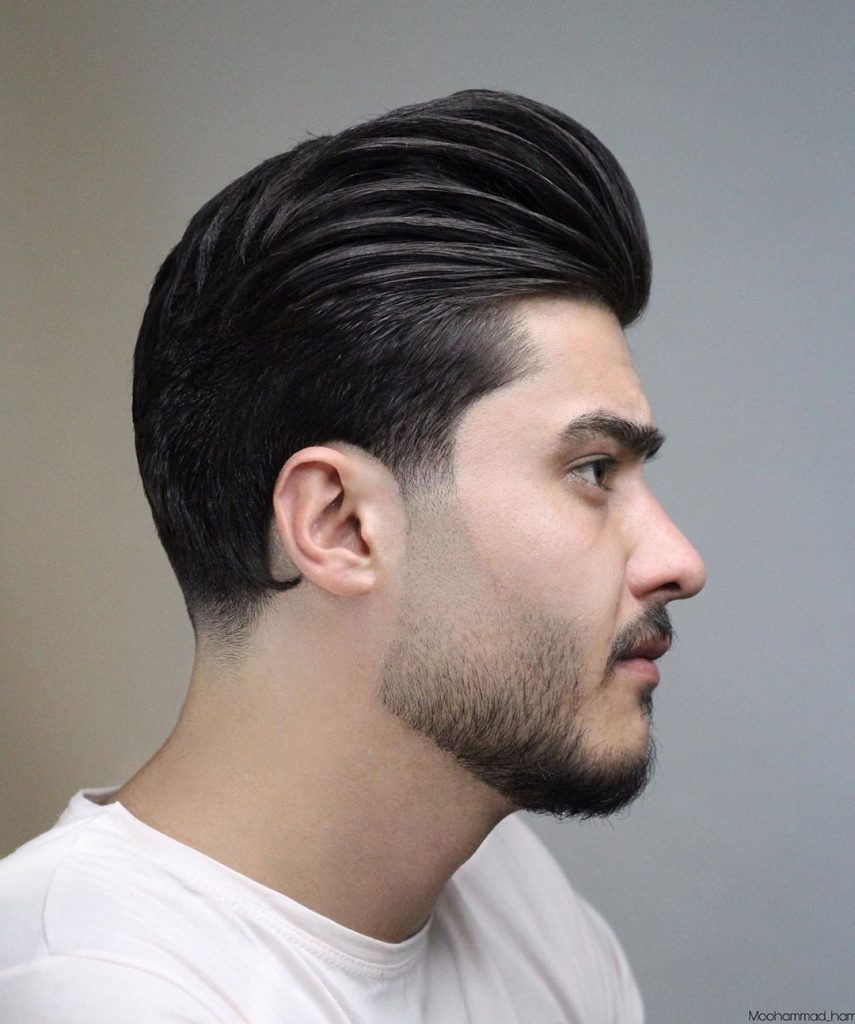 modern pompadour hairstyle