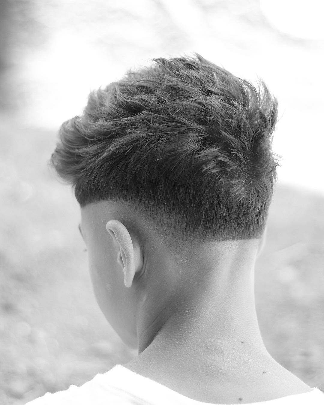 rafa_underground blunt cut mens haircut back side