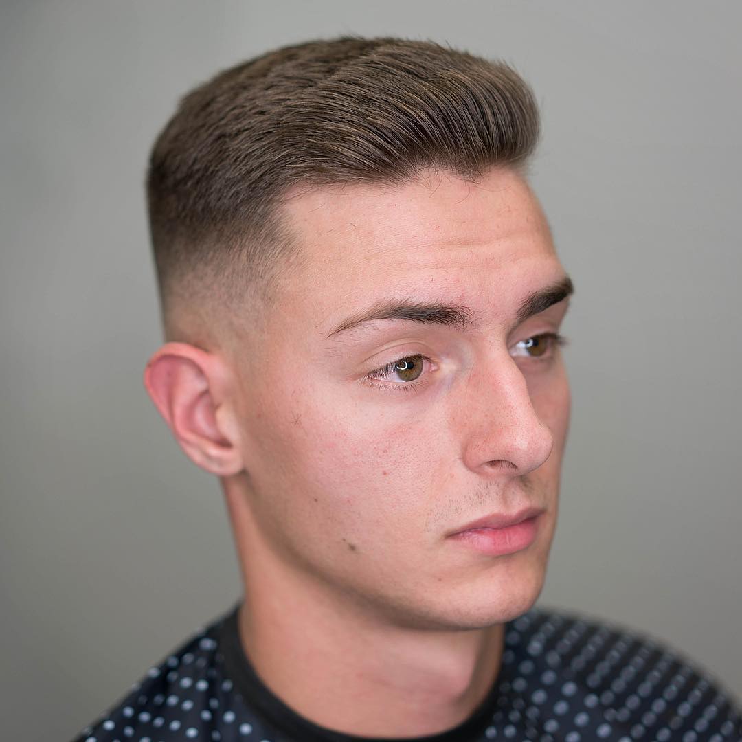 Short Pompadour Fade