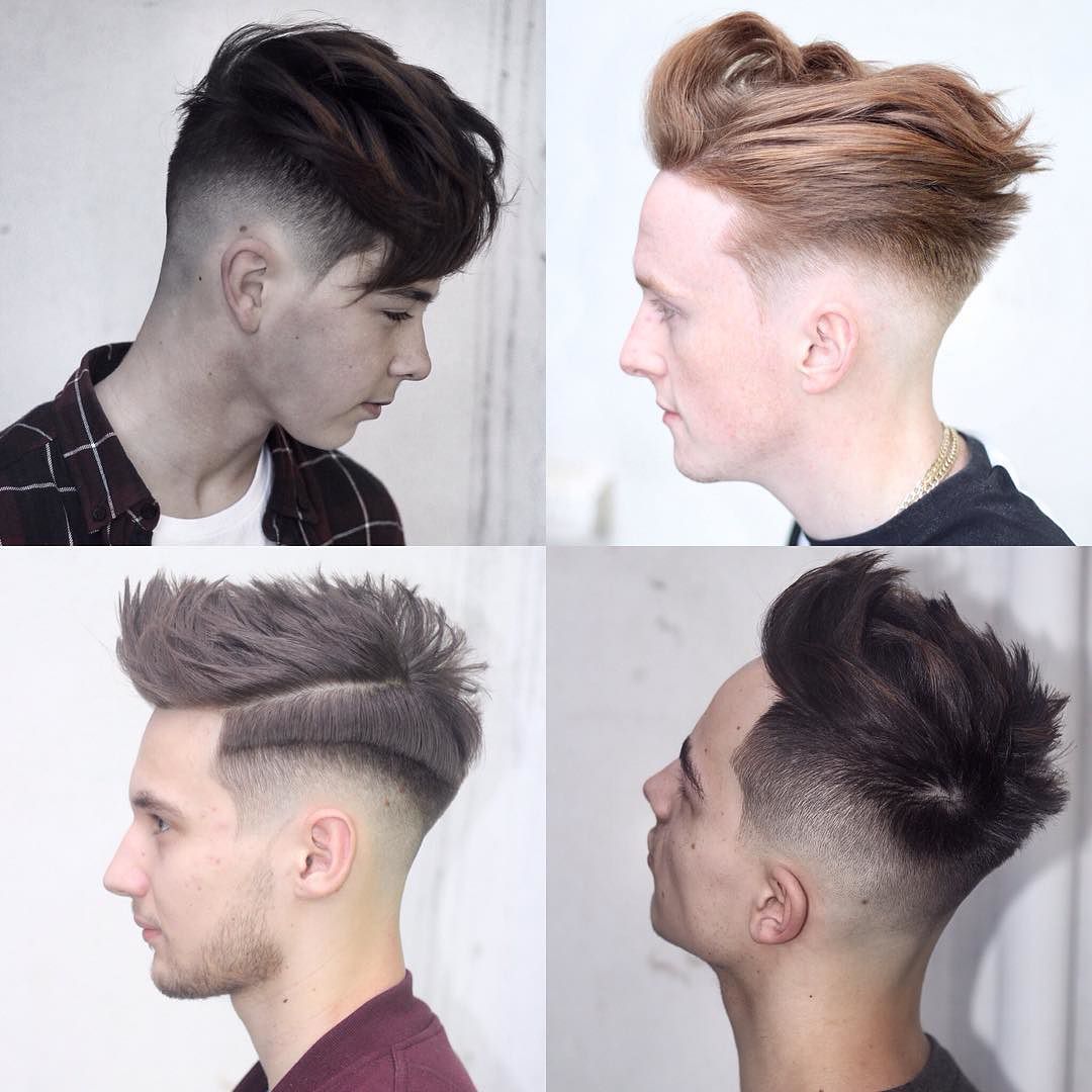 Mid Fade Haircut Long Top