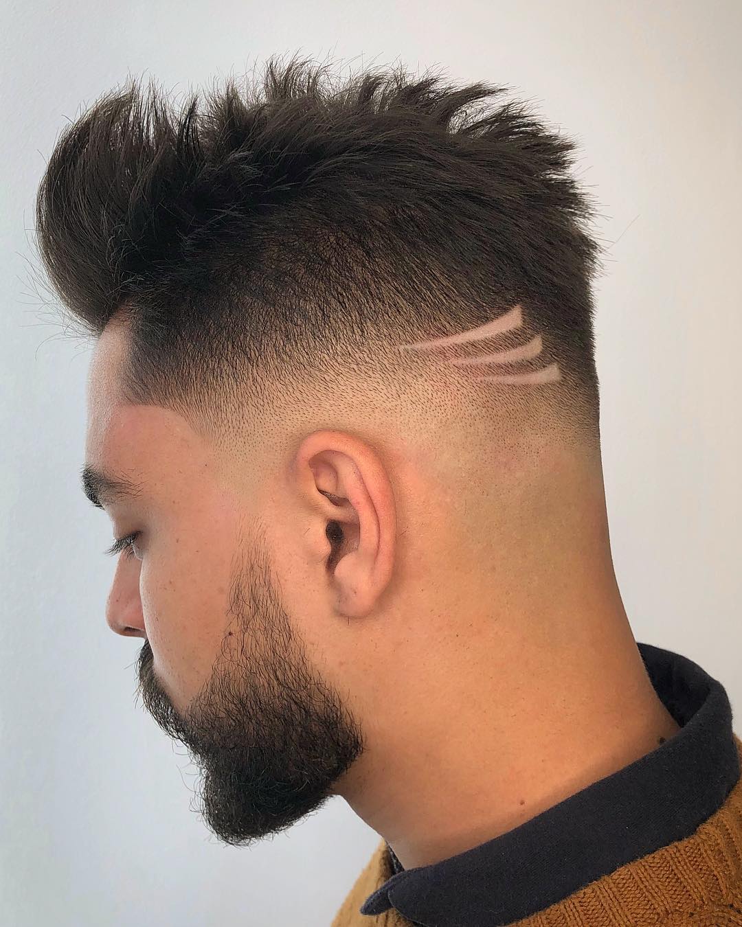 Razor fade haircut for guys