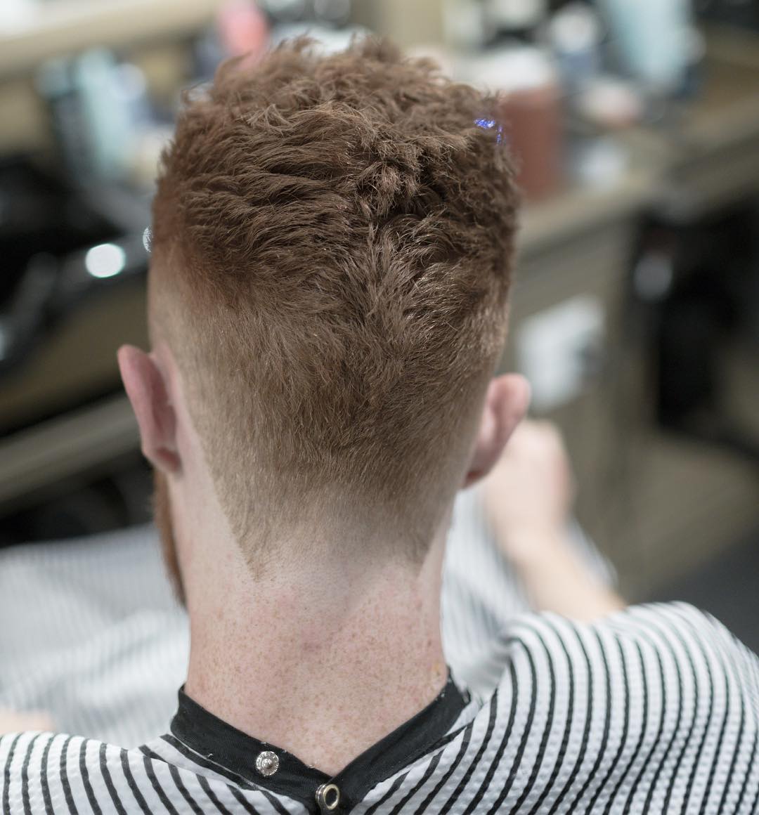 Tapered mens haircut