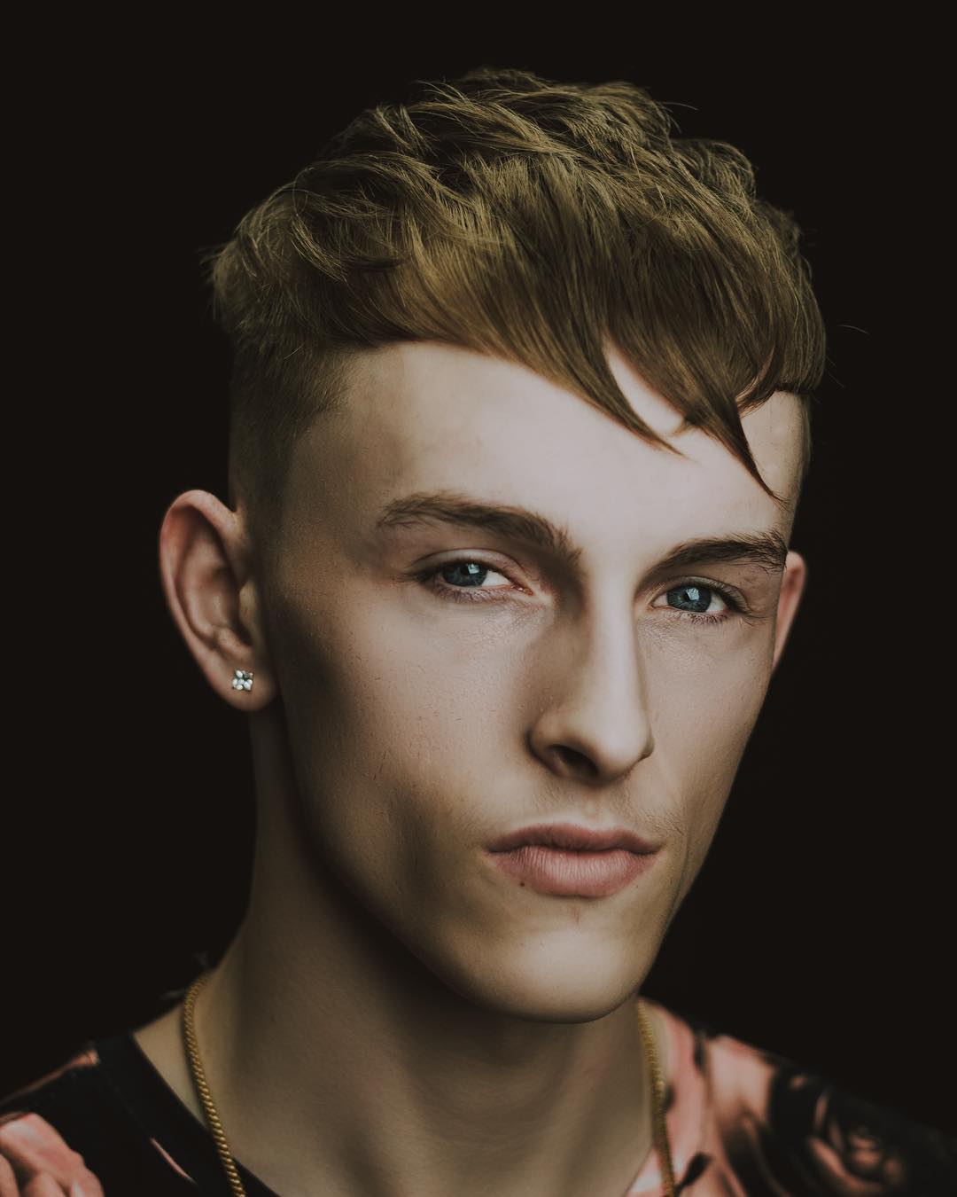 Jagged Bangs Mens Hairstyle