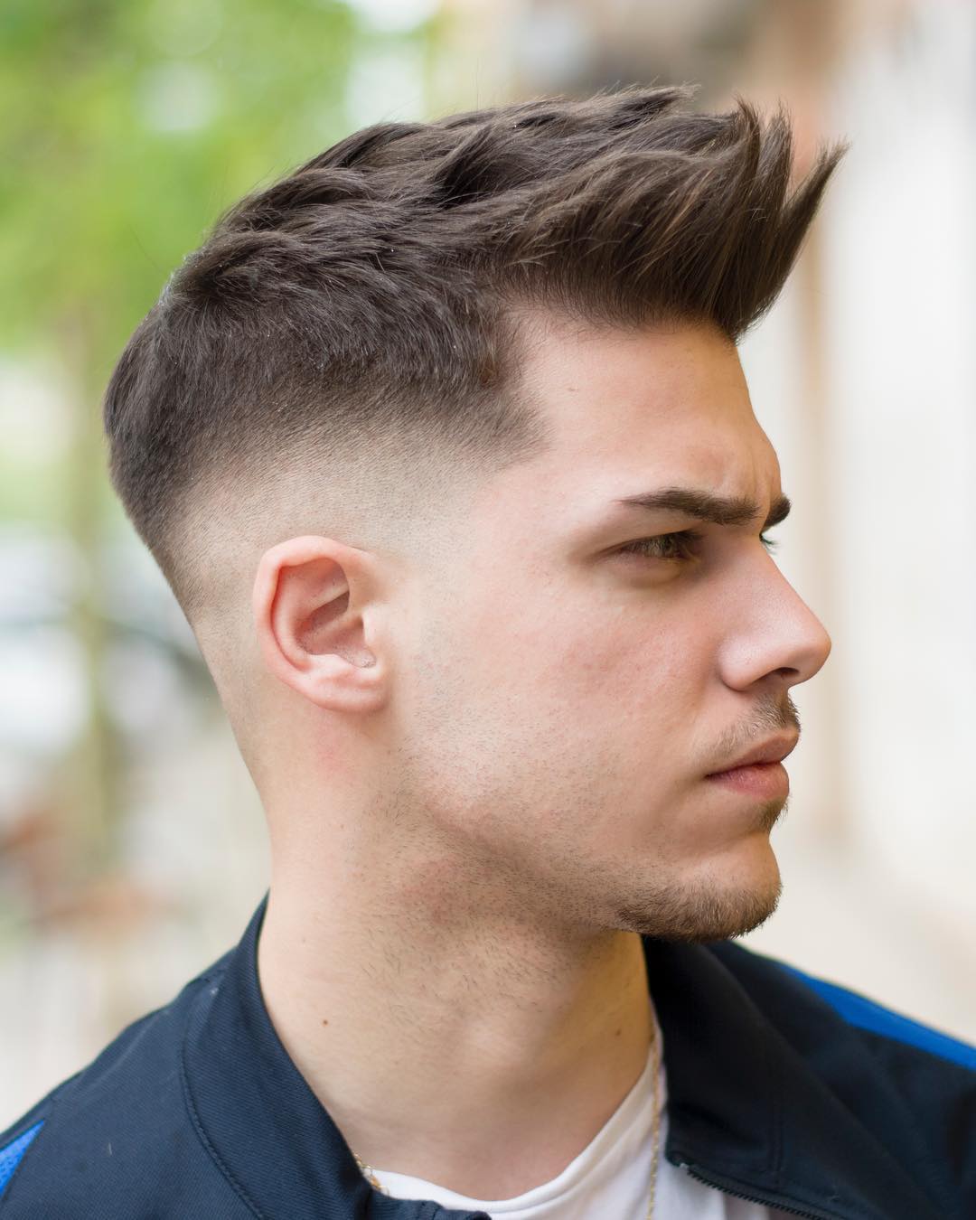 Short Fade Quiff Haircut